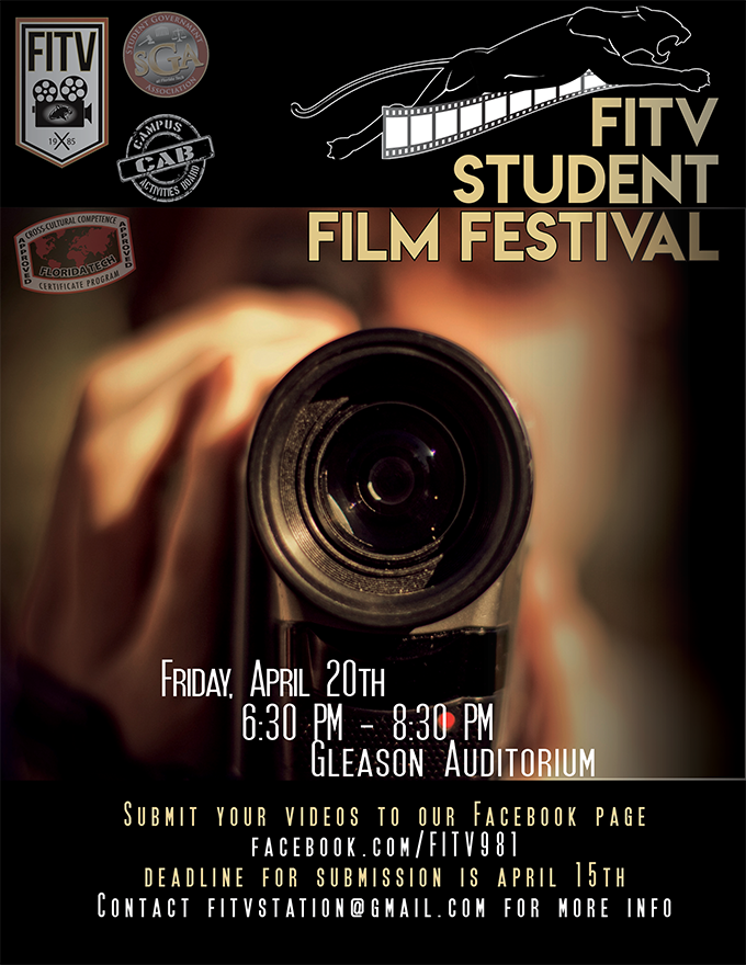 First poster designed - This poster was first designed for a school assignment. With the guidance of my professor, we were able to turn this into an official poster for FITV’s student film festival in 2018.