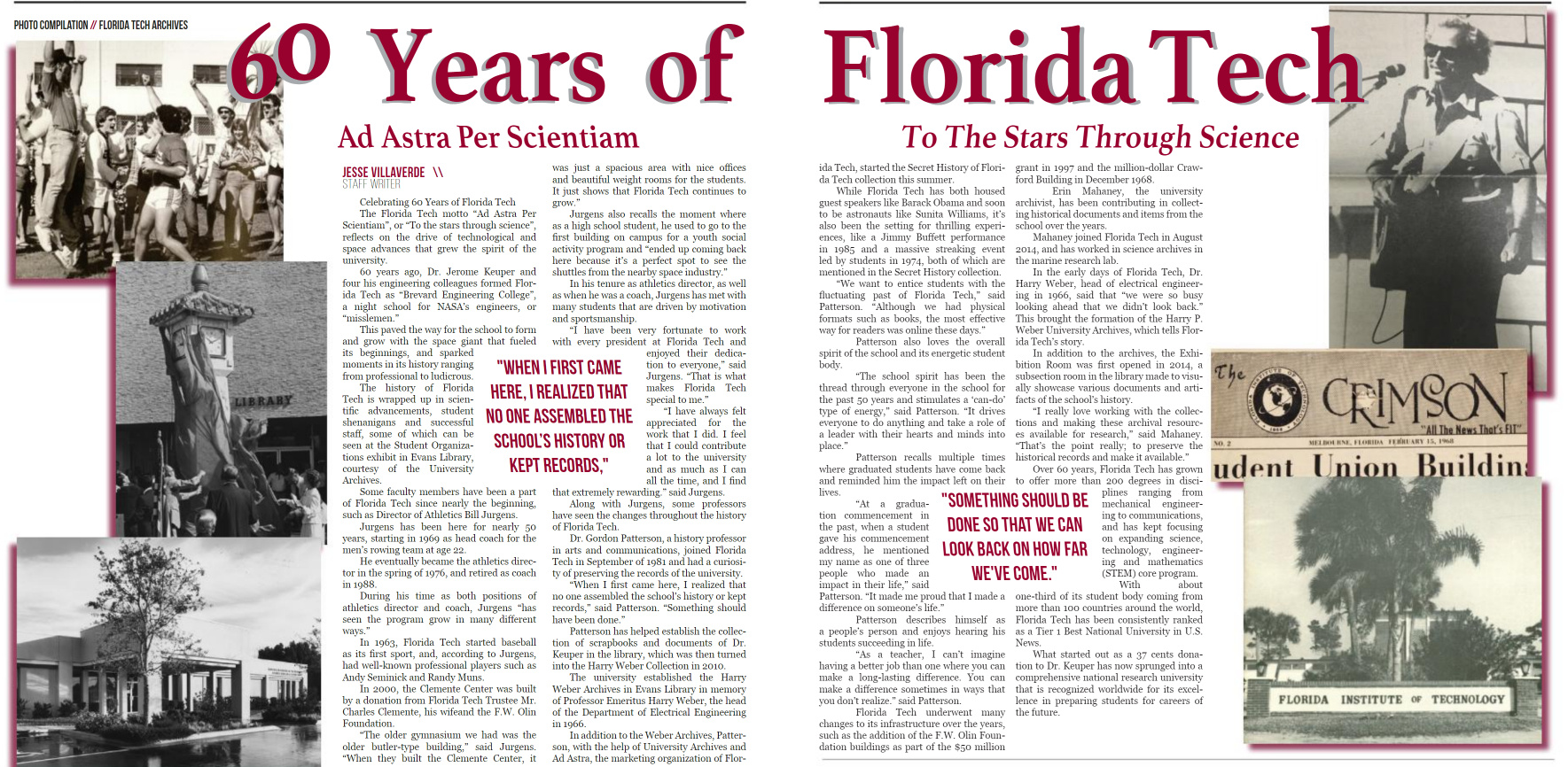 Article featured in The Florida Tech Crimson Issue 4 Fall 2018